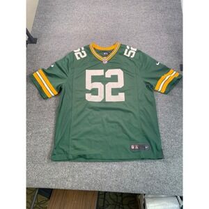 Nike Green Bay Packers Clay Matthews 52 Jersey Mens XXL Green NFL on Field